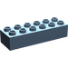 LEGO Duplo Sand Blue Brick 2 x 6 (2300)