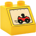 LEGO Duplo Helling 2 x 2 x 1.5 (45°) met Auto (6474)