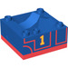 LEGO Duplo Train Compartment 4 x 4 x 1.5 avec Siège avec &#039;1&#039; (Thomas) (51547 / 52844)