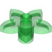 LEGO Duplo Transparent Green Flower with 5 Angular Petals (6510 / 52639)