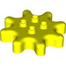 LEGO Duplo Levendig geel Tandwiel Wiel Z8 met Tube met o Clutch Power (26832)