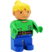LEGO DUPLO Wendy met Tools in Riem, Bright Green Top