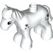 LEGO Duplo blanc Foal avec Noir Spots (26392 / 75723)