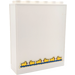 LEGO Duplo blanc mur 2 x 6 x 6 Shelf avec ducks sur water Autocollant (6461)