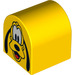 LEGO Duplo Gelb Backstein 2 x 2 x 2 mit Gebogenes Oberteil mit Pluto (3664 / 13131)