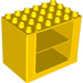 LEGO Duplo Geel Cabinet 4 x 6 x 4 (10502 / 31371)