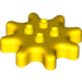 LEGO Duplo Yellow Gear Wheel Z8 with Tube with o Clutch Power (26832)
