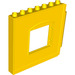 LEGO Duplo Geel Paneel 1 x 8 x 6 met Venster - Links (51260)