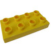 LEGO Duplo Yellow Plate 2 x 4 (4538 / 40666)