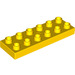 LEGO Duplo Yellow Plate 2 x 6 (98233)