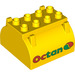 LEGO Duplo Jaune Tank Haut 4 x 4 x 2 avec Octan logo (12066 / 61320)