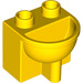 LEGO Duplo Geel Wash Basin (4892 / 21990)