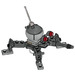 LEGO Dwarf Spider Droid with Dark Stone Gray Dome and Black Blaster Minifigure