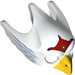 LEGO Eagle Mask with Red Tiara and Blue Feathers (12549 / 17360)