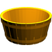 LEGO Earth Orange Barrel 4.5 x 4.5 without Axle Hole (4424)