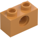 LEGO Earth Orange Brick 1 x 2 with Hole (3700)