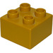 LEGO Earth Orange Duplo Brick 2 x 2 (3437 / 89461)