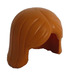 LEGO Earth Orange Mid-Length Hair with Center Parting (4530 / 96859)