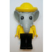 LEGO Edward Elephant Fisherman Fabuland Figure