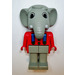 LEGO Edward Elephant with Blue Suspenders Fabuland Figure