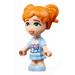 LEGO Ella with Blue Bow Top Minifigure