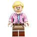 LEGO Ellie Sattler with Pink Top and Tied Back Hair Minifigure