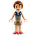 LEGO Emily Jones mit Dunkles Beige Shorts und Dark Blau oben Minifigur