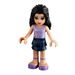 LEGO Emma mit Blume oben und Purple Sandals Minifigur