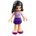 LEGO Emma with Lilac Top and Purple Skirt Minifigure