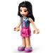 LEGO Emma with Sand Blue Jacket and Pink Skirt Minifigure