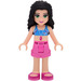 LEGO Emma con Deportes Parte superior Atuendo y Whistle Minifigura