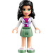 LEGO Emma con Blanco Chaqueta y Verde Falda Minifigura