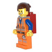 LEGO Emmet med Ryggsäck Minifigur utan plåt på benet