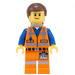 LEGO Emmet avec Lopsided Smile et No assiette sur Jambe Figurine