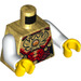 LEGO Eris Minifig Torso with White Arms and Yellow hands (973 / 76382)