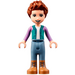 LEGO Ethan with Turquoise and Purple Hoodie and Brown Boots Minifigure