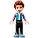 LEGO Ethan con Turquoise e Viola Felpa Minifigure