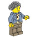 LEGO Explorer with Black Braided Hair Minifigure