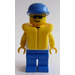 LEGO Explorer with Yellow Life Jacket and Blue Cap Minifigure