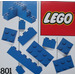 LEGO Extra Bricks Blue Set 801-2
