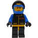 LEGO Extreme Team, Blauw Helm met Flames Minifiguur