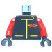 LEGO Extreme Team Torso with Red X and Yellow Zipper and Pockets with Red Arms and Black Hands (973)