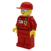 LEGO F1 Ferrari Engineer mit Torso Stickers Minifigur