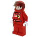 LEGO F1 Ferrari M. Schumacher met Helm en Torso Stickers Minifiguur