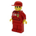 LEGO F1 Ferrari Record Guy mit Torso Stickers Minifigur