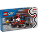 LEGO F1 Pit Stop &amp; Pit Crew with Ferrari Car 60443