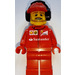 LEGO F14 T &amp; Scuderia Ferrari Truck Crew Member s Vousy Minifigurka