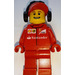 LEGO F14 T &amp; Scuderia Ferrari Truck Crew Member med Open Smile Minifigur