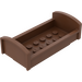 LEGO Fabuland Brown Fabuland Bed Cadre (4336)