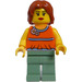 LEGO Fairground Mixer Female avec Orange Blouse Figurine